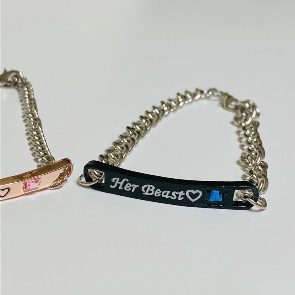 🔥3/$25🔥Her Beast His Beauty Matching Bracelets - Picture 5 of 9